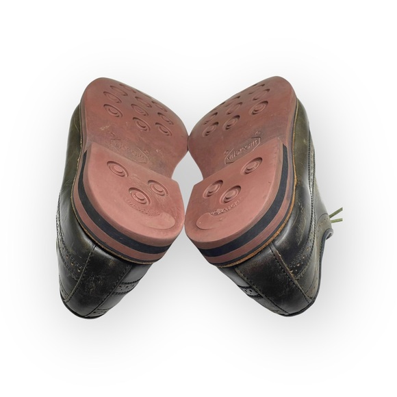 Scoop NYC x Walk Over 𖤐 Oxford Brogues Wingtips 𖤐 Olive Green 𖤐 9.5 𖤐 GQ Mag - Picture 13 of 16